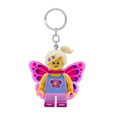 Kľúčenka, s LED svetlom, LEGO "Butterfly Girl"