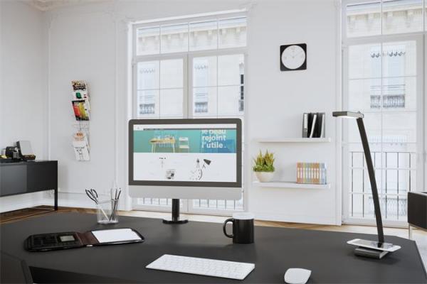 Stolová lampa, LED, 4,8 W, ALBA "Ledtouch", s USB portom 4