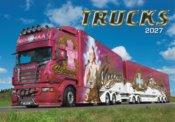 Nástenný kalendár Trucks 2027 1