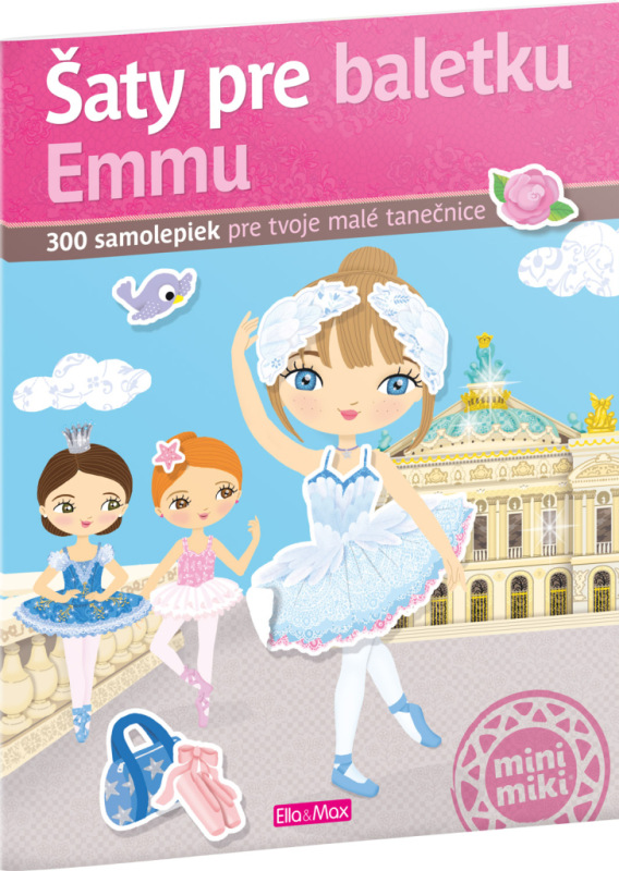Šaty pre baletku EMMU – Kniha samolepiek