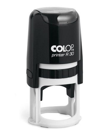 Pečiatka, kruh, COLOP "Printer R 30", s modoru poduškou 1