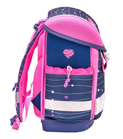 Školská taška, BELMIL "Classy Simple Hearts", ružové srdiečko 4