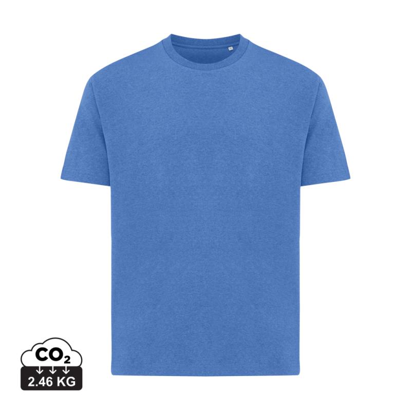 Tričko IQONIQ Teide z recykl. bavlny heather blue XXXL