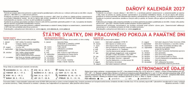 Stolový kalendár Plánovací 2027 5