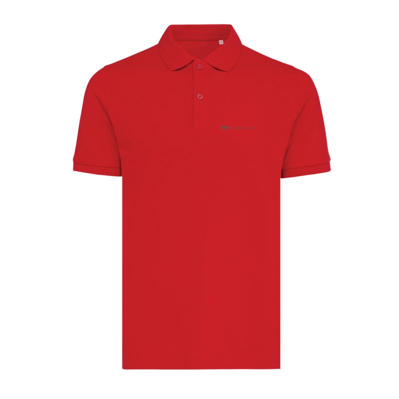 Polo tričko IQONIQ Yosemite z recykl. bavlny červená 5XL 3
