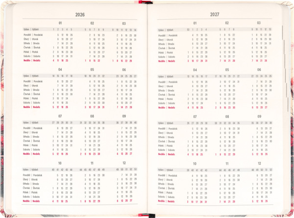 NOTIQUE 18-mesačný diár Petito – Japonsko 2026/2027, 11 x 16 cm 2