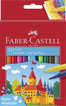 Fixky, sada, FABER-CASTELL, 24 rôznych farieb "Castle"