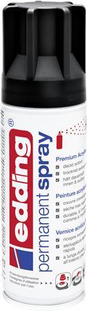Akrylový sprej, 200ml, EDDING "5200", matná čierna 1