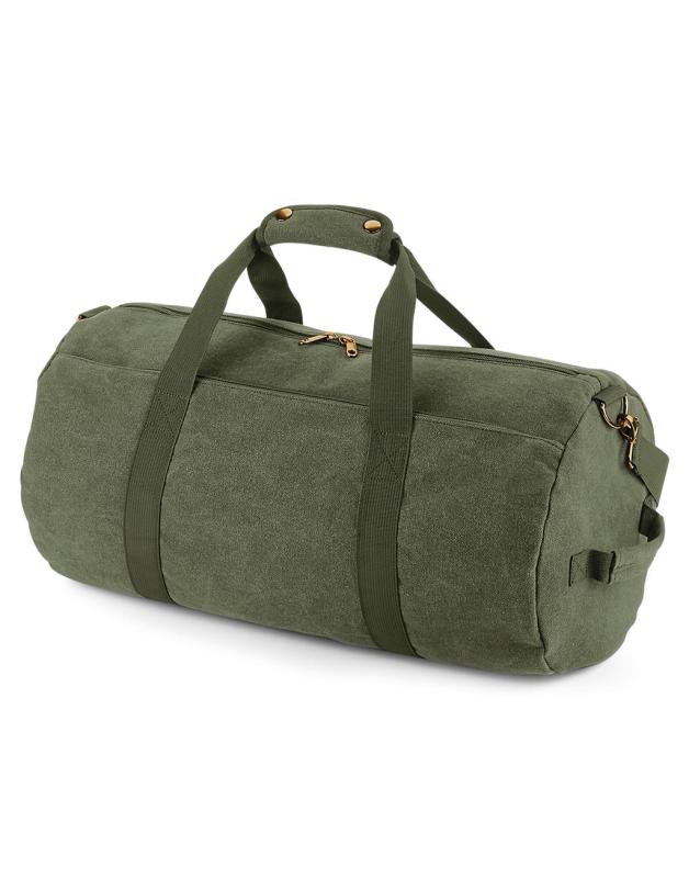 Taška Vintage Canvas Barrel 2