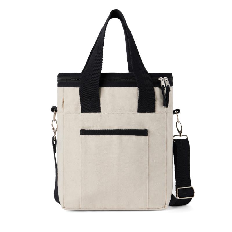 Chladiaca taška VINGA Volonne z recykl. canvas AWARE™ off white 1