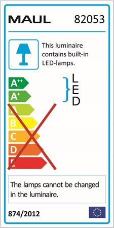 Stolová lampa, LED, nastaviteľná, MAUL "Craft", biela 4