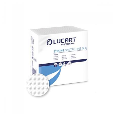 Servítky, reštauračné, 600 ks, LUCART, biela 1