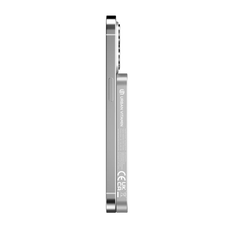 Powerbanka 5000mAh Urban Vitamin Richmond z RCS alu a plastu strieborná 6