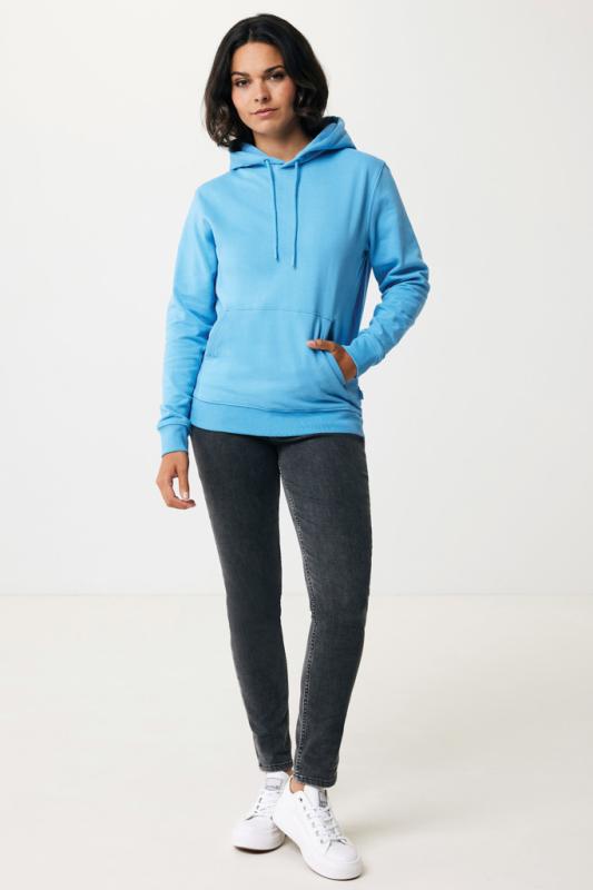 Mikina s kapucňou IQONIQ Jasper z recykl. bavlny tranquil blue M 4