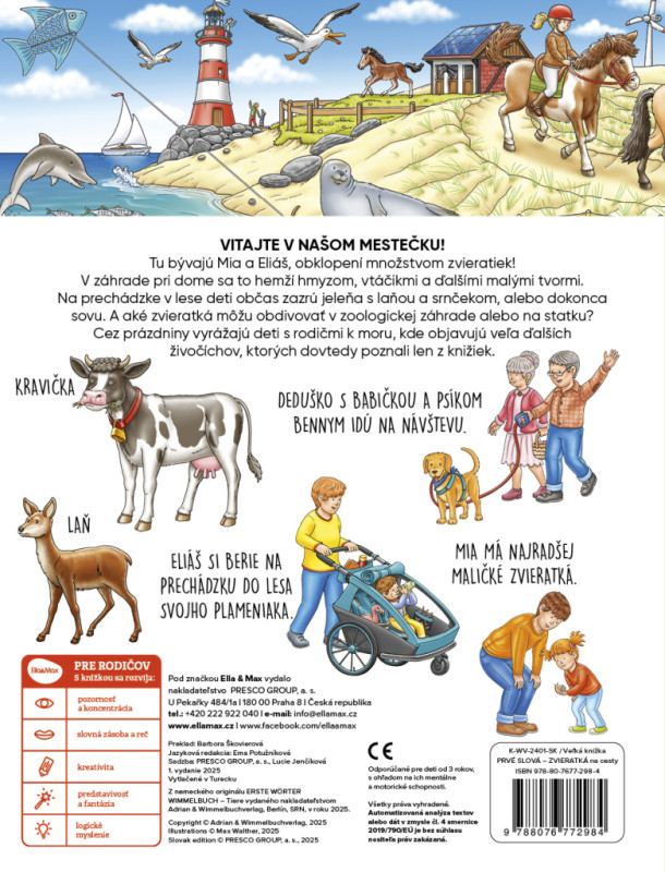 Na cesty – Veľká knižka ZVIERATKÁ – PRVÉ SLOVÁ 5