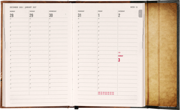 NOTIQUE Magnetic weekly planner Harry Potter – Deathly Hallows 2027, 11 x 16 cm 1