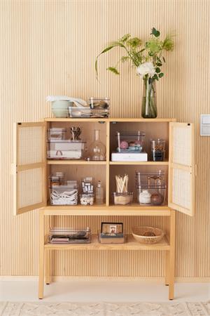 Úložný box, plastový, 0,6 l, SMARTSTORE "Compact Clear Mini", priehľadný 3