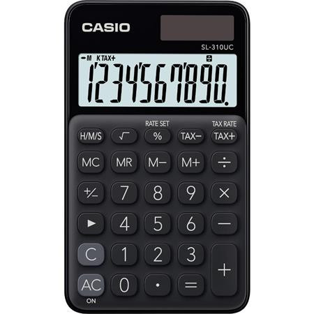 Vrecková kalkulačka, 10-miestna, CASIO "SL 310", čierna 1