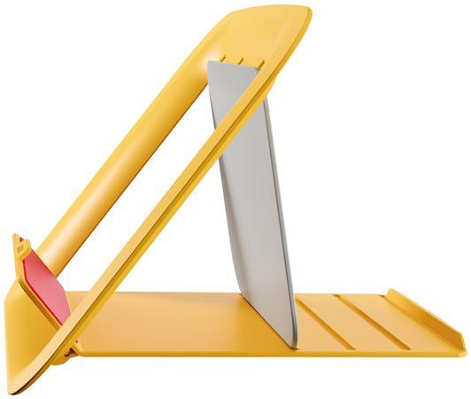 Stojan na notebook, nastaviteľný, LEITZ "Ergo Cosy", teplá žltá 2