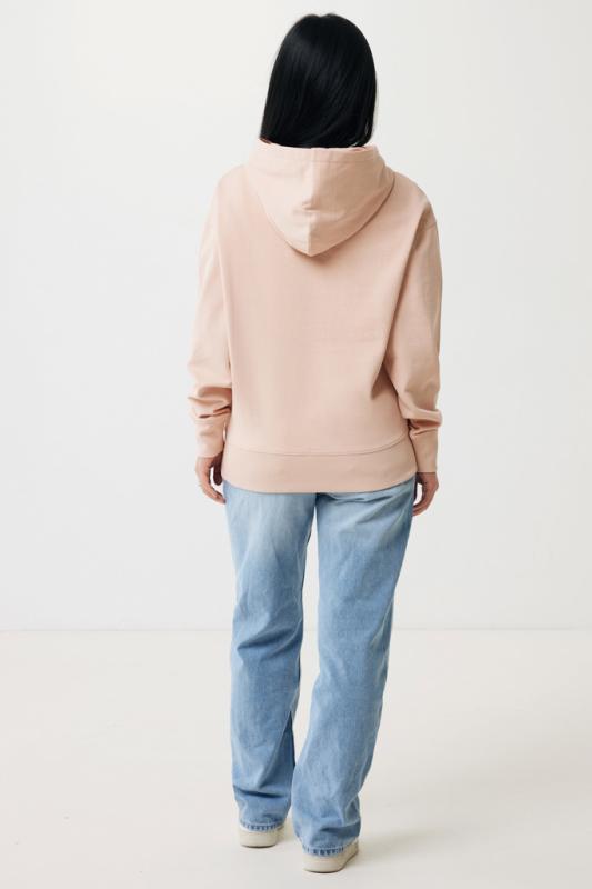 Mikina s kapucňou IQONIQ Yoho relaxed fit z recykl. bavlny peach nectar XXXL 9