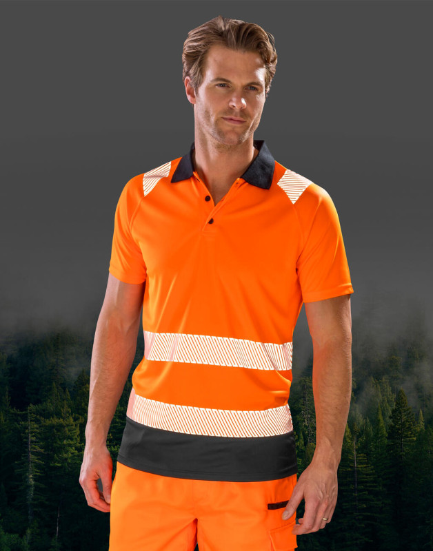 Polokošeľa Recycled Safety 2