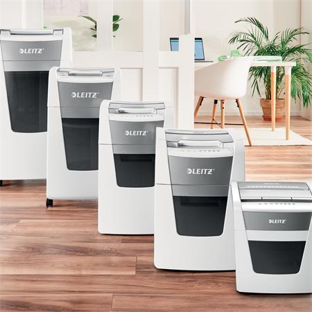 Skartovací stroj, krížový rez, 50 listov, LEITZ "IQ AutoFeed SmallOffice 50 P4 Pro" 6