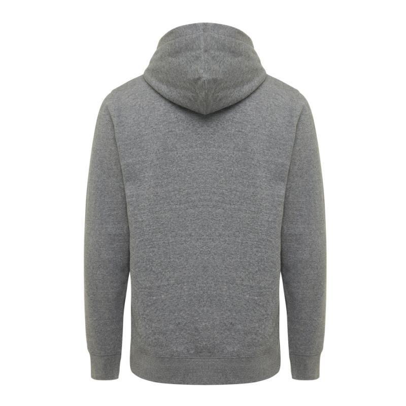 Mikina s bočnými vreckami IQONIQ Yengo z rec. bavlny light heather anthracite XL 2