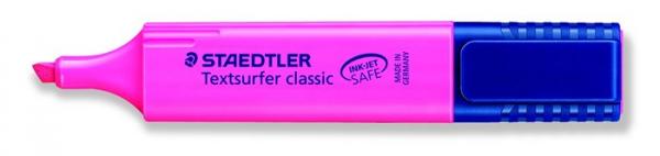 Zvýrazňovač, 1-5 mm, STAEDTLER "Textsurfer Classic", ružový 2