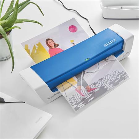 Laminovací stroj, A4, 80-125 mikr., LEITZ "iLam Home Office", modrý 3