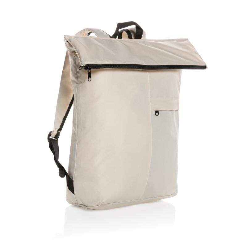 Ľahký skladací batoh Dillon z RPET AWARE™ off white 1