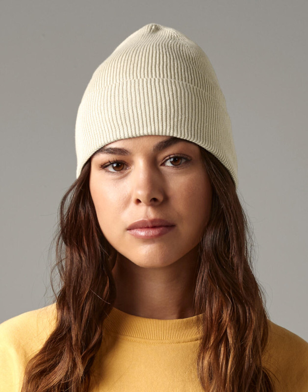 Čiapka Beanie z jemného úpletu z organickej bavlny 3