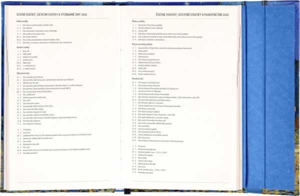 NOTIQUE Týždenný magnetický diár Vincent van Gogh 2026, 13 x 21 cm 4