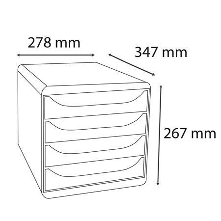 Box na dokumenty, plastový, 4 zásuvky, EXACOMPTA "Big-Box Neo Deco" 6