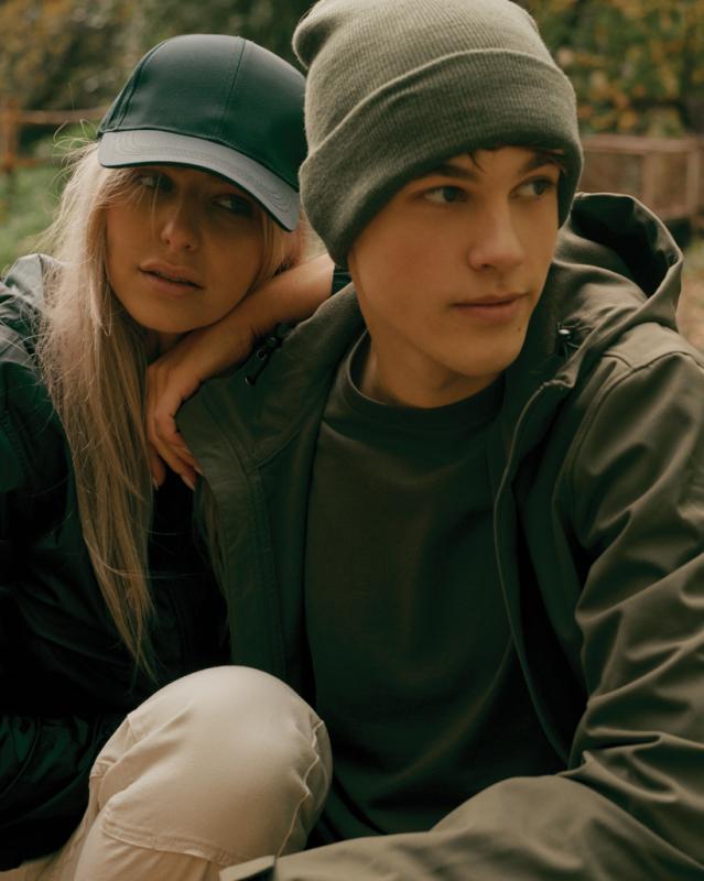 Pánska soft shell bunda IQONIQ Makalu z recykl. polyesteru khaki S 18