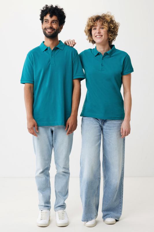 Dámske polo tričko IQONIQ Yosemite z recykl. bavlny verdigris XS 9