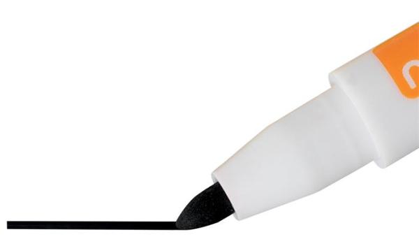 Popisovač na tabule, kužeľový hrot, 2 mm, s magnetickým uzáverom, NOBO, čierna 4