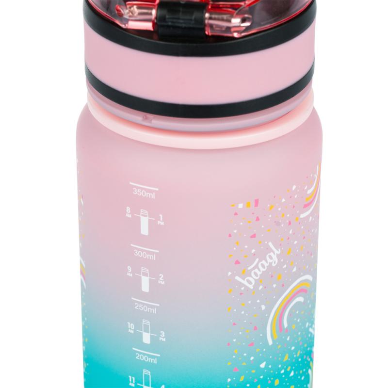 BAAGL Tritanová fľaša na nápoje Gradient Dúha 350 ml 2