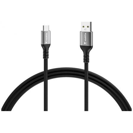 USB kábel, USB A – USB-C, 2m, VARTA 1