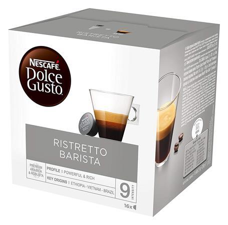 NESCAFE Kávové kapsuly, 16 ks,  NESCAFÉ "Dolce Gusto Ristretto Barista"