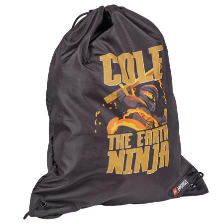 Vak na tekesnú výchovu, LEGO "Ninjago Cole", čierny, vzorovaný 1