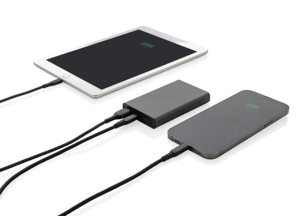 Powerbanka Terra 5 000mAh z RCS rec. hliníka a ABS sivá 3