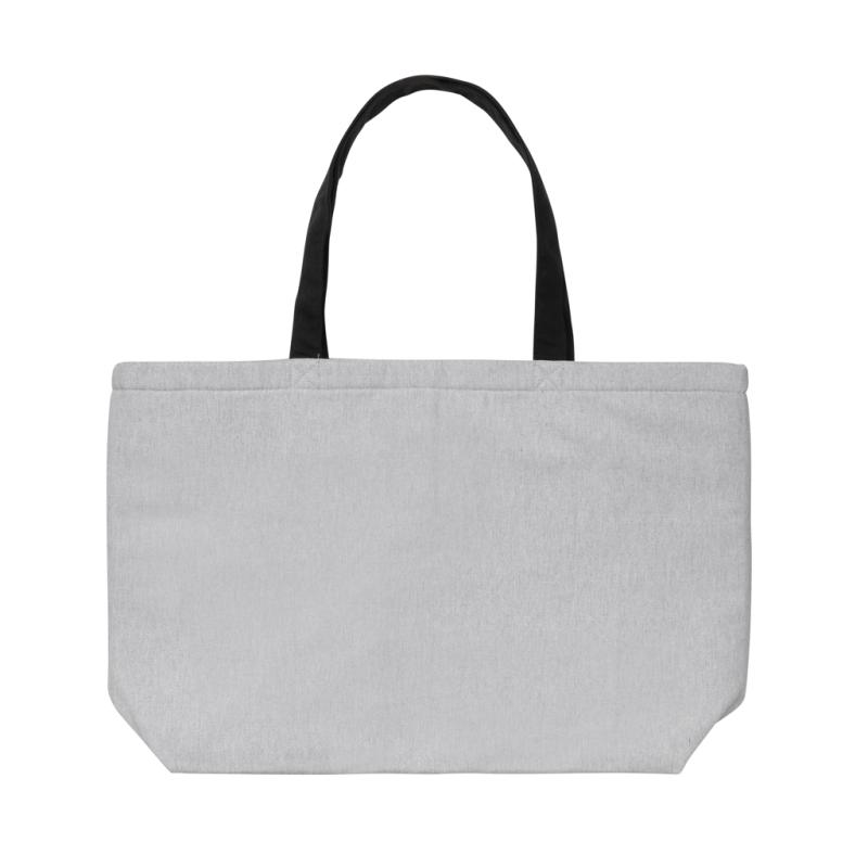 Nefarbená chladiaca taška Impact z 285g recykl. canvas AWARE sivá 5