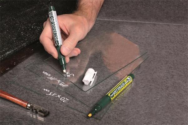 Kriedový popisovač, 2-4 mm, dlátový hrot, PENTEL "SMW26", biela 4