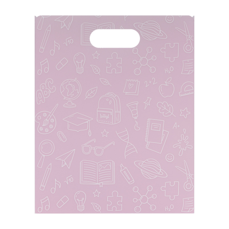 BAAGL Plastové dosky na školské zošity School ružová 2