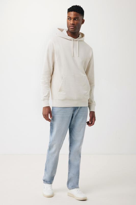 Ľahká mikina s kapucňou IQONIQ Rila z recykl. bavlny ivory white XXL 9