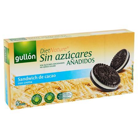 Sušienky bez cukru, 210 g, GULLÓN, kakaové plnené krémom