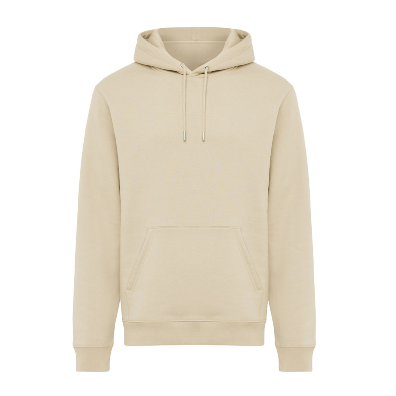 IQONIQ Joshua Unisex mikina s kapucňou z rec. bavlny desert S 1