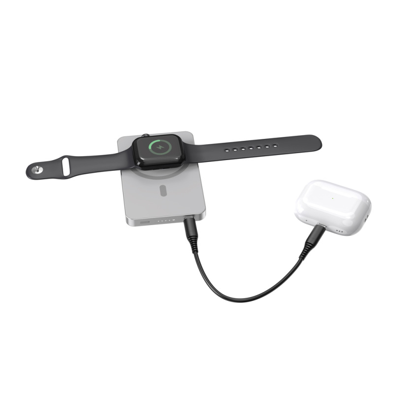 Urban Vitamin Marin 5000 mAh magnet. 15 W bezd. powerbanka strieborná 7