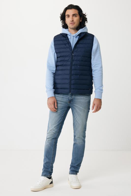 Ľahká mikina s kapucňou IQONIQ Rila z recykl. bavlny sky blue XS 8