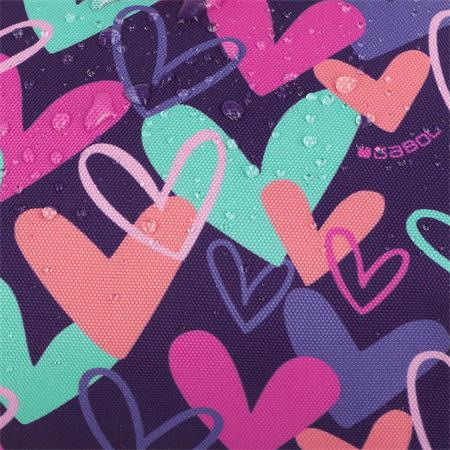 Taška na desiatu, GABOL "Kokoro", fialová, so srdiečkami 7